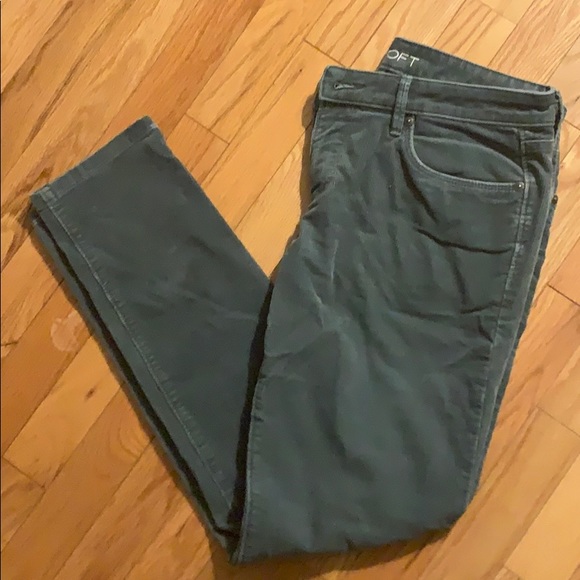 LOFT gray Relaxed Skinny Cords - Picture 2 of 4